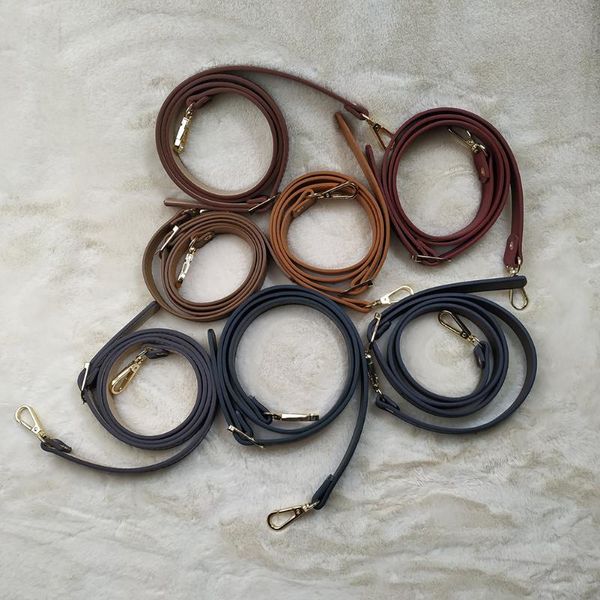 

bag parts & accessories diy 120cm strap pu leather belt crossbody shoulder replacement handbag handles, Black