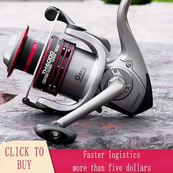 

fishing reel gear high speed spinning carp reels metal spool 5.2:1 accessories tackle th500-7000 baitcasting