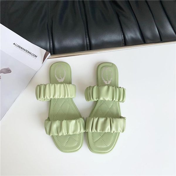 

slippers casual soft female white handmade, Black