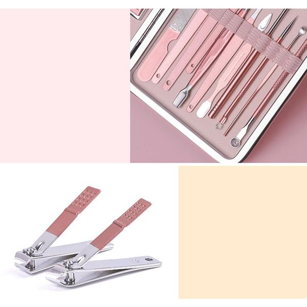 

nail art kits professional tools kit manicure sets acne needle clipper tweezer pedicure eyebrow trimming scissors stainless steel