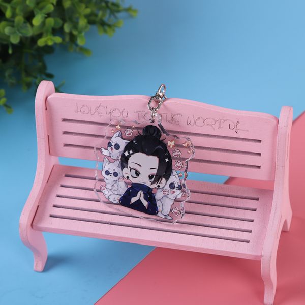 

jujutsu kaisen anime animal head key chain pendant acrylic series fans