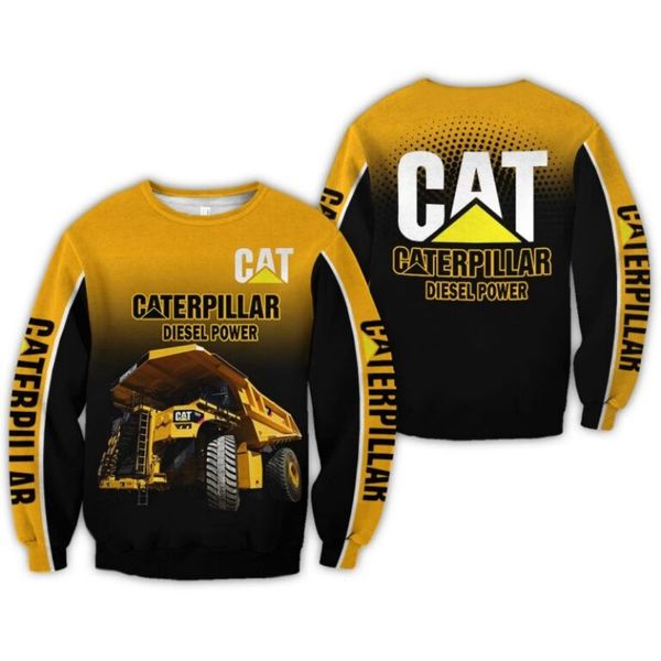 

heavy machine pattern men's 3d printing hoodie visual impact party punk goth round neck american sweatshirt hoodie, Black