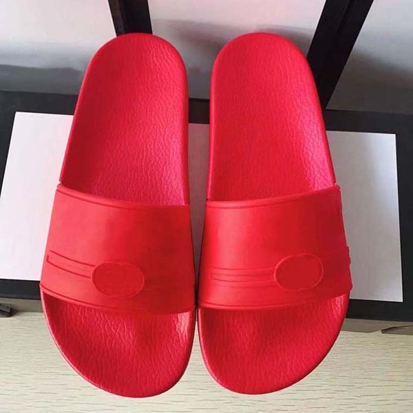 

classic slipper sell well rubber sandals slides floral brocade men women fashion slippers red white gear bottoms casual by shoe10 1-129, Black