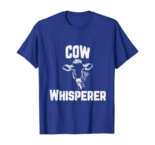 

cow whisperer beef dairy farmer milk t-shirt, White;black
