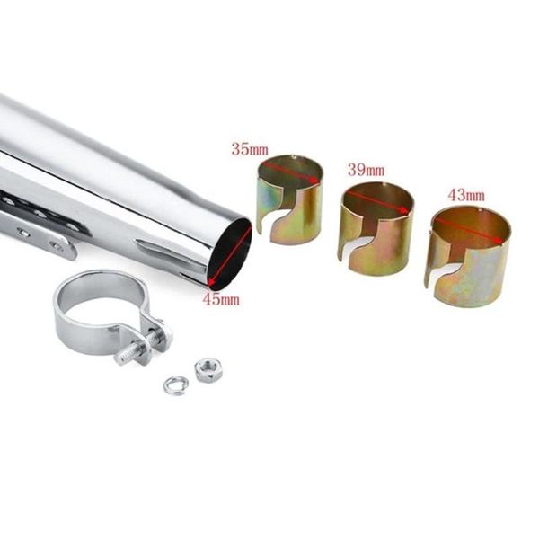 

motorcycle exhaust system universal slip mufflers compatible with dirt bike street scooter pipe diameter 11cm