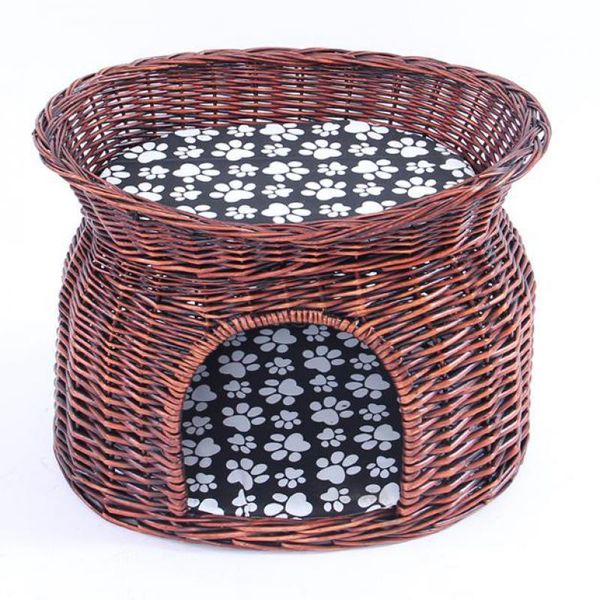 

cat beds & furniture pet house dog small teddy vip removable and washable spring summer large rattan willow