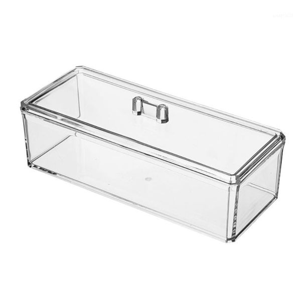 

storage bottles & jars 1 pc acrylic transparency food box rectangle tea bag organizer kitchen sorting container with cover