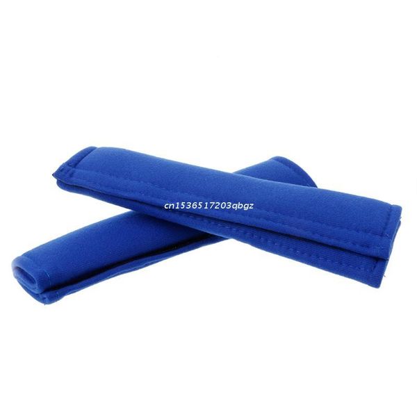 

back support 2pcs comfortable car safety seat belt shoulder pads cover cushion harness pad dropship, Black;blue