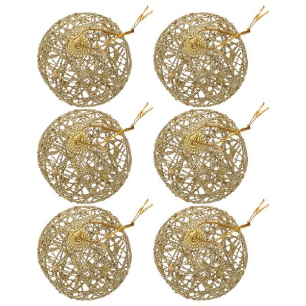 

party decoration 6pcs crafted pendants christmas balls decorative exquisite decors