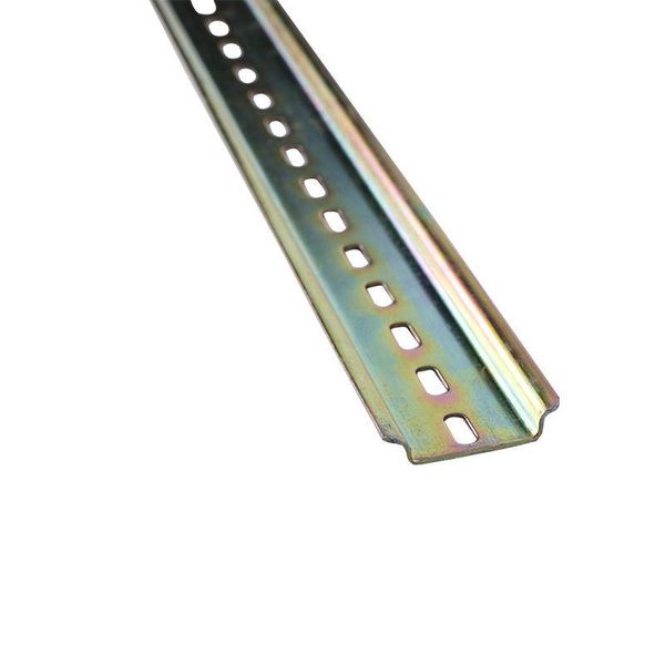 

smart home control 6cm-24cm aluminum u-groove slotted din rail for c45 dz47 switch meter terminal blocks contactor
