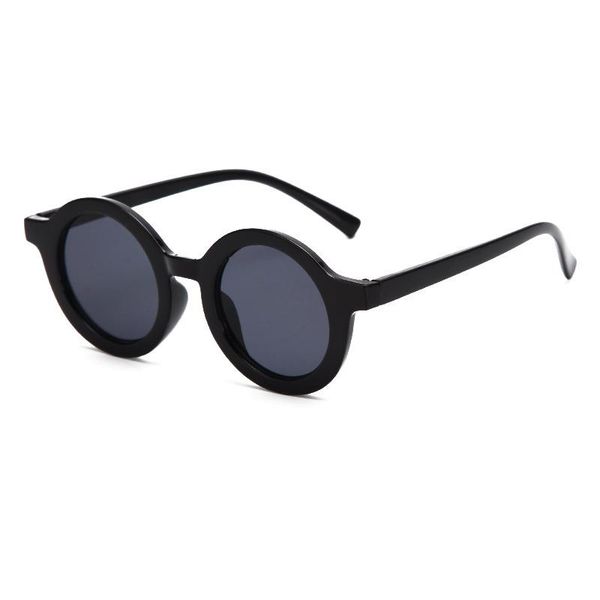 

sunglasses 2021 boy girl cute fashion round children vintage uv protection classic kids eyewear, Blue