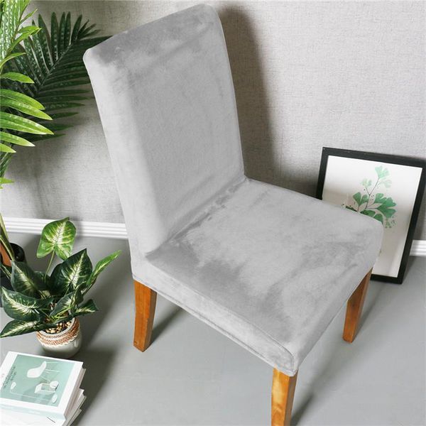 

velvet dining chair cover spandex elastic slipcover case for chairs office wedding room stretch covers