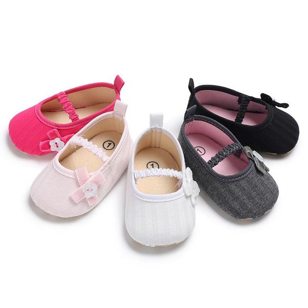 

first walkers toddler baby shoes born girls soft soled princess crib prewalker 0-18m