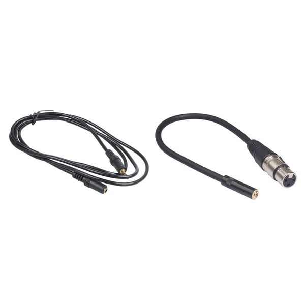 

3.5 mm jack male - female connector m / f extension cable 1,4 & 0.3m wire 3 pin xlr to 3.5mm trs 1/8inch audio cables connectors