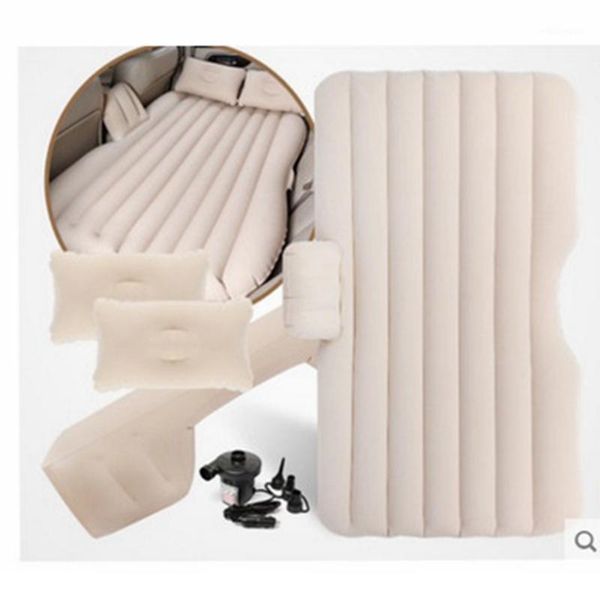 

split car inflatable bed travel suv rear seat mattress1