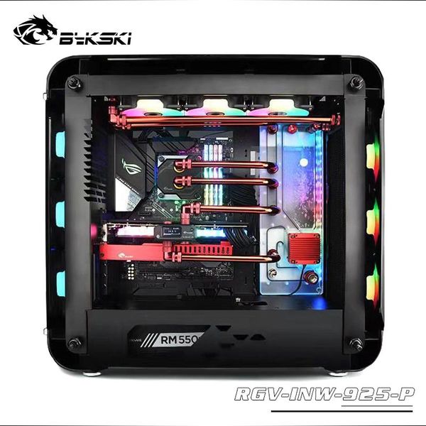 

acrylic board water channel solution use for in win 925 computer case cpu and gpu block / 3pin rgb combo ddc pump fans & coolings