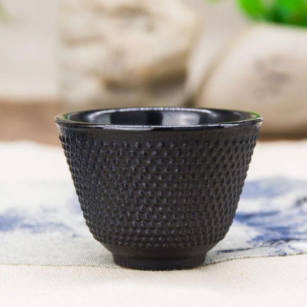 

cups & saucers japanese style creative cast iron retro teacups household master tea cup simple water mug office set drinkware