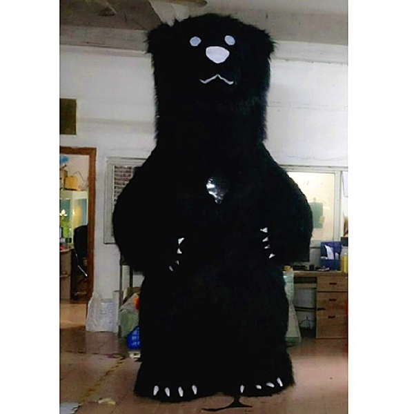

mascot costumescostumes inflatable polar bear mascot costume halloween party doll walking costume stage performance fursuit props, Red;yellow