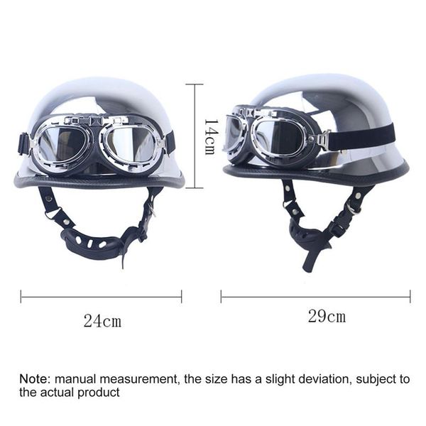 

motorcycle helmets retro vintage scooter open face helmet riding cycling touring safety for e-bike moto half w/goggles