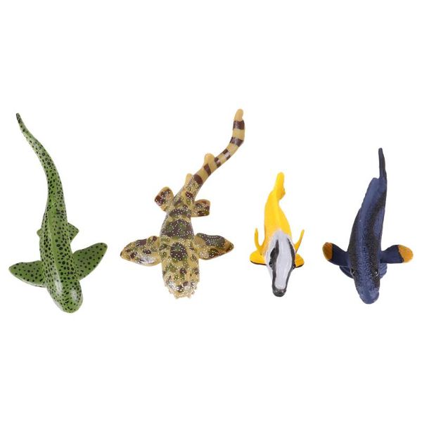 

decorations 1 set/4pcs funny sea animal figurines toys simulation life