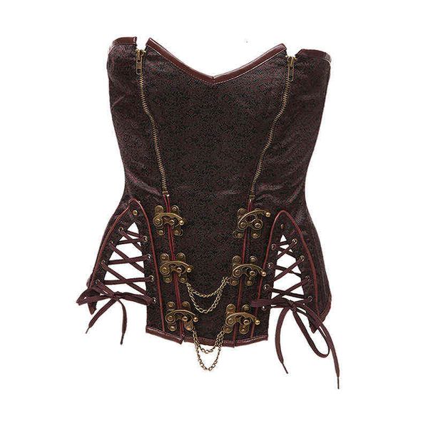 

waist tummy shaper steampunk bodysuit steel bone corset court belly girdle gothic tights