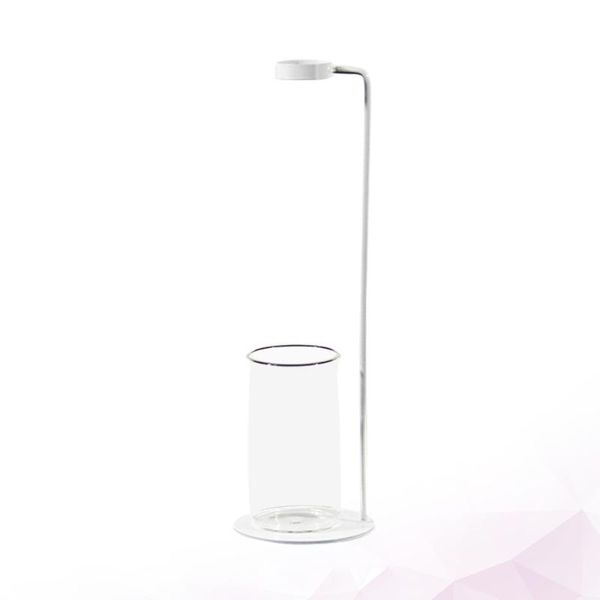 

fashion glass vase creative dry flower decoration crafts home furnishings ornaments for living room bedroom (white) vases