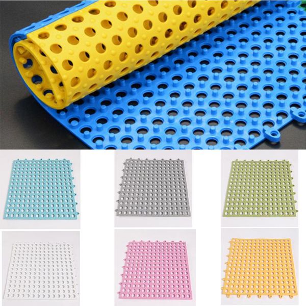 

bath mats green bathroom floor with holes hydrophobic and non-slip rubber