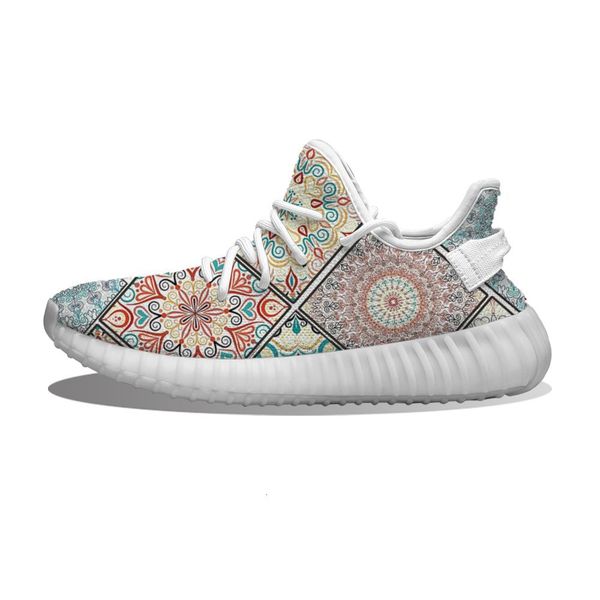 

diy custom light color mandala running sho mh printed mens womens trainers outdoor sports sneakers dnni