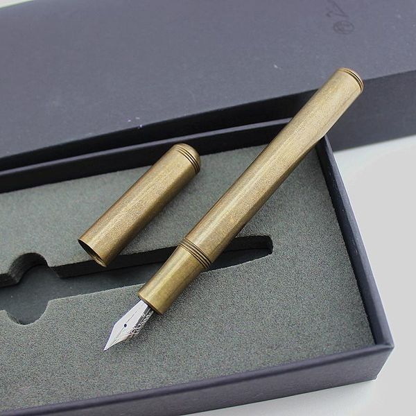 

fountain pens 1pc pen metal copper ink ef/f nib converter filler stationery office school supplies writing