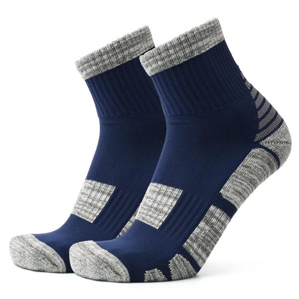 

sports socks 1pair anti slip performance athletic crew basketball soccer running trekking hiking, Black