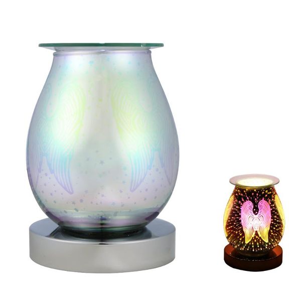 

glass lamp night light 3d candle fragrance lamps