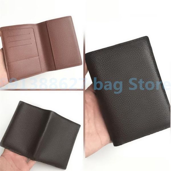

card holders design travel passport holder men/women's fashion portable wallet cover with box, Brown;gray