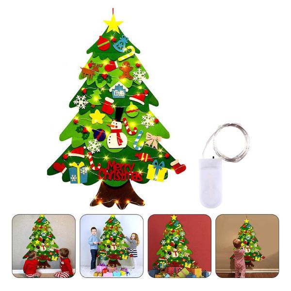 

christmas decorations wall decor diy hanging tree with led string (tree+ light)