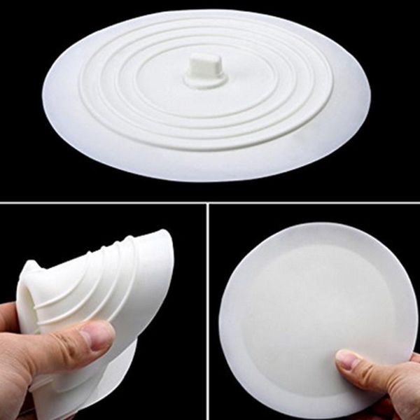 

other bath & toilet supplies 15cm sink flat cover round drain plug silicone water ser hair catcher universal basin bathtub kitchen leaka