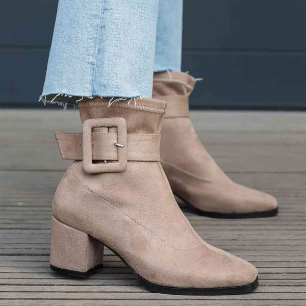 

boots thalia black suede stretch boots