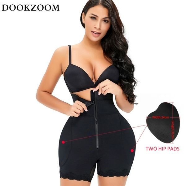 

fake buttocks hip butt pads enhancer brief butt lifter panties shapewear full body shaper underwear booty lingerie plus size 210402, Black;white