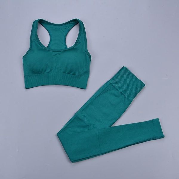 

yoga outfit seamless sets 2 pieces gym set women sports bras leggings sport suit workout clothes sportswear 2021