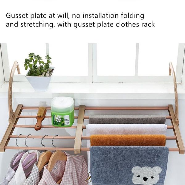

hangers & racks window washer retractable folding air drying rack balcony shoe