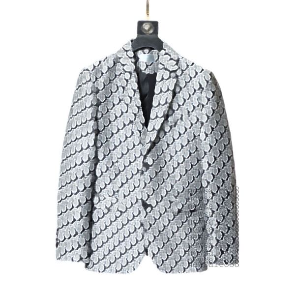 

2021 autumn winter mens suits fashion designer blazers man classic casual floral print luxury jacket brand long sleeve men slimsuit blazer c, White;black