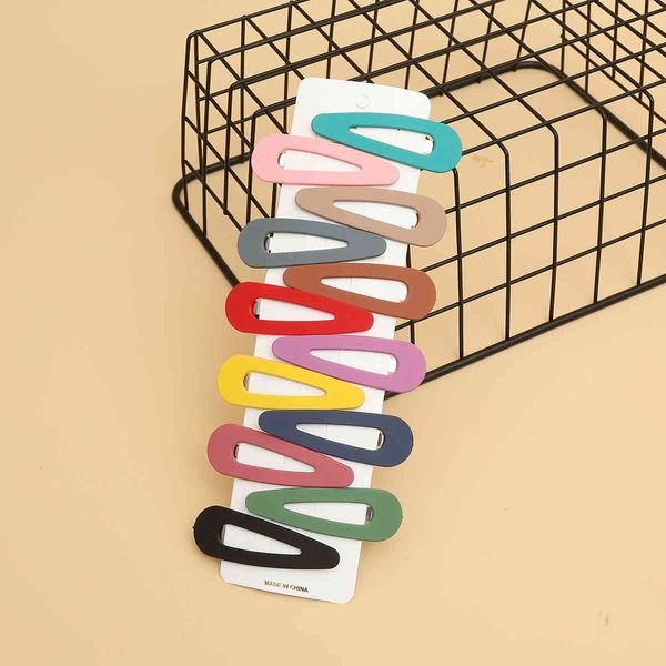 

hairpin word simple net red ins side girl headdress back hair clip 7cm, Slivery;white