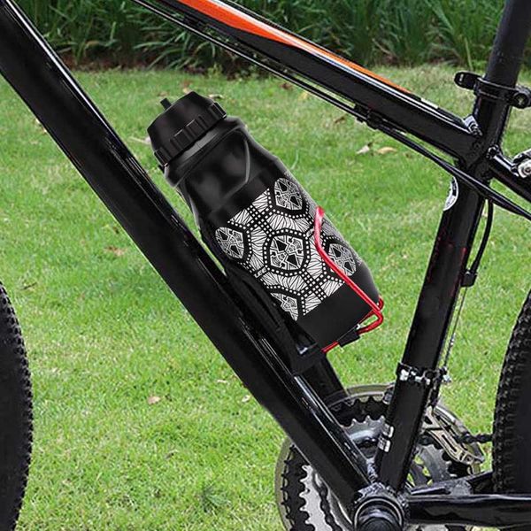 

water bottles & cages enlee bicycle bottle large capacity 650ml mountain bike kettle leak-proof riding cup portable outdoor sports accessori