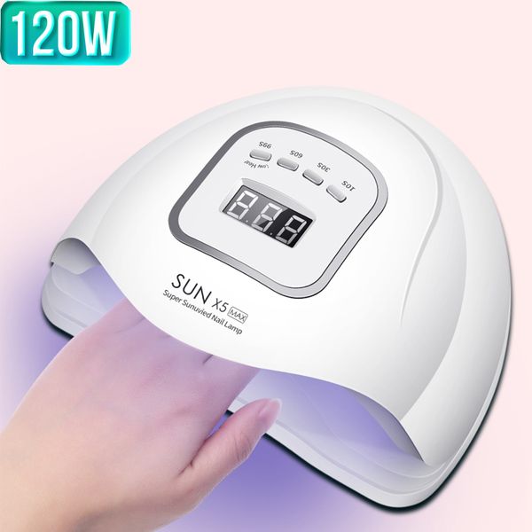 

sun x5max gel polish dryer uv curing light pedicure manicure machine nail led lamp