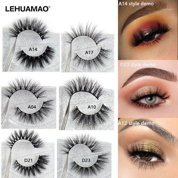 

3d mink eyelashes makeup handcrafted cruel-lashes natural soft reusable1