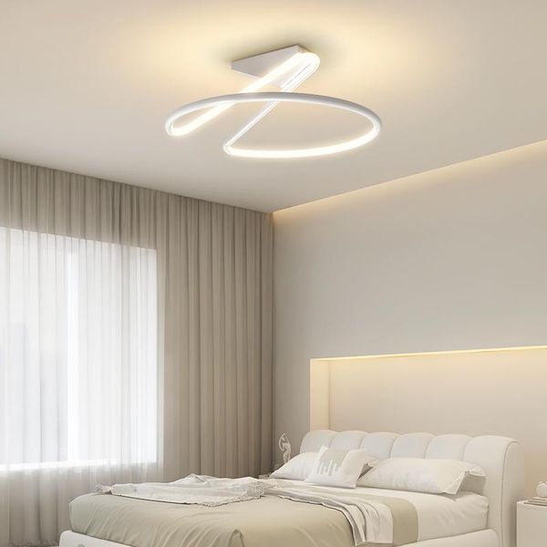 

ceiling lights 2021 bedroom main lamp round minimalist exquisite led modern study restaurant net red room