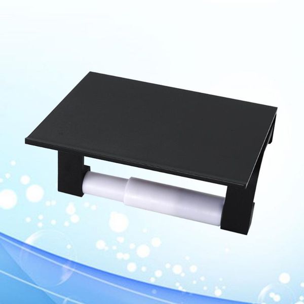 

bathroom black wall-mounted tissue holder aluminum alloy paper towel rack roll tissu racks