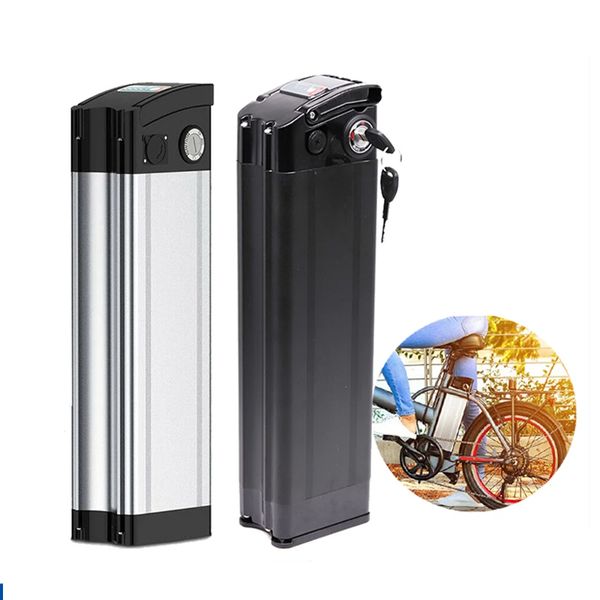 

silver fish type electric bike battery 24v 10ah 12ah 15ah 20ah for 24volt 250w 350w 500w silverfish batteries for ebike