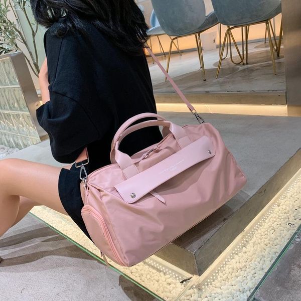 

duffel bags 2021 travel bag female portable yoga luggage sports fitness