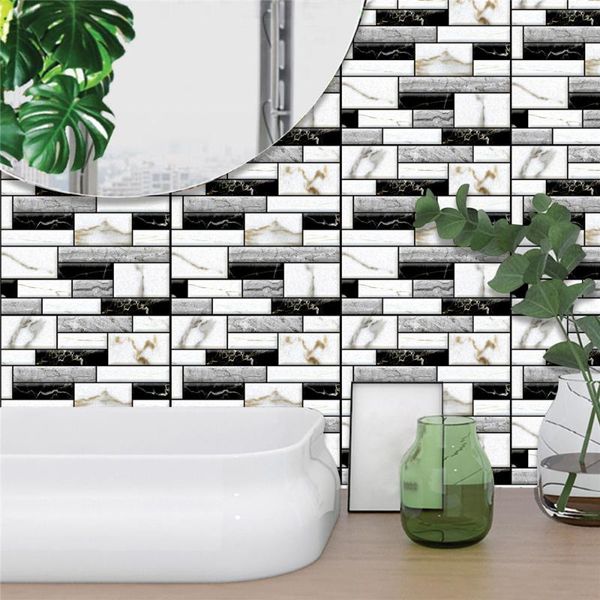 

wallpapers 3d brick wallpaper wall sticker decor embossed simulation tile home #2d08
