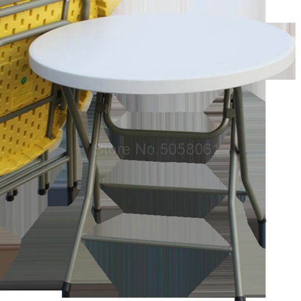 

folding table round simple small household portable outdoor and chair combination to negotiate tab camp furniture