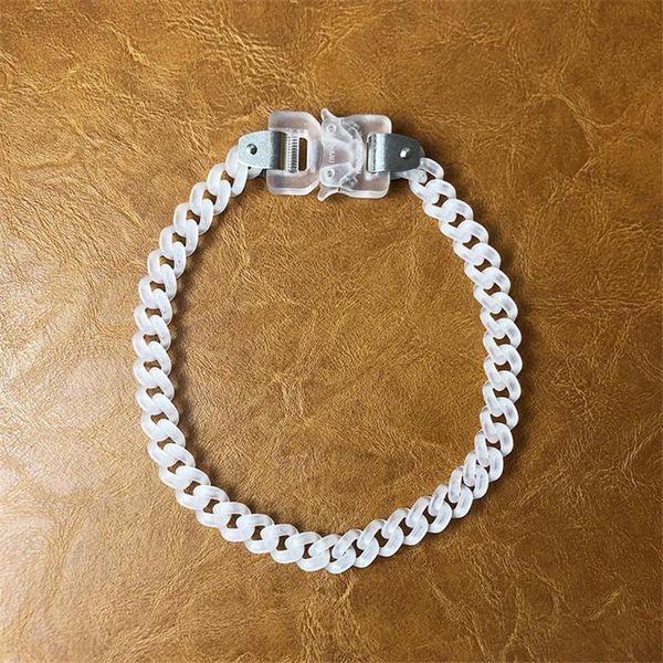 

chains 2021ss pc 1017 alyx 9sm necklace pearl accessories metal hero chain harajuku, Silver